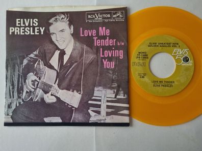 Elvis Presley - Love Me Tender/ Loving You 7'' US GOLDEN/ ORANGE VINYL