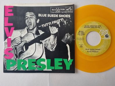 Elvis Presley - Blue Suede Shoes/ Tutti Frutti 7'' US GOLDEN/ ORANGE VINYL