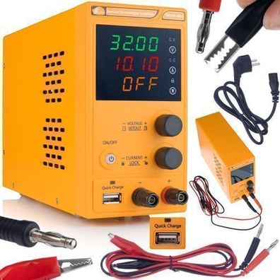 Rosfix Labornetzgerät AmpPulse RAPEP-6405 – 64V 5A | Präzision & USB-Ladefunktion