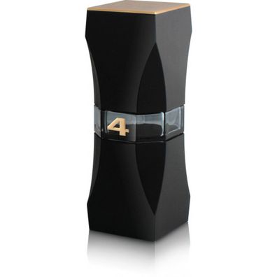 New Brand Eau De Parfum 4 Woman Women Black/Gold 100ml