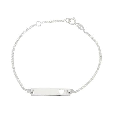 Gravur Armband Damen und Kinder JL-48-03-0094 mit Herz JuwelmaLux Silber 925