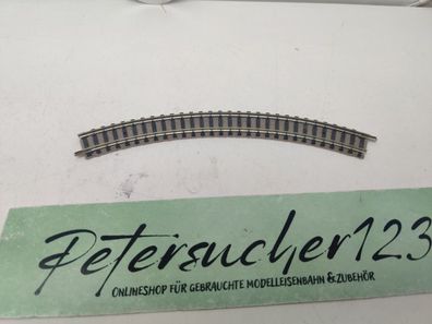 Fleischmann N DC 9120 Gebogenes Gleis (R1) / 192 mm / Bogenwinkel 45°
