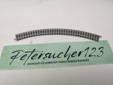 Fleischmann N DC 9125 Gebogenes Gleis (R 2) / 225,6 mm / Bogenwinkel 45°