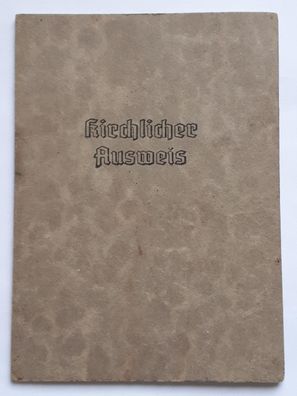 Kirchlicher Ausweis Geburtsjahr 1942