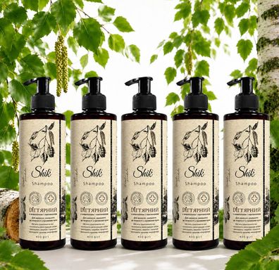 5x400ml Shik Birkenteer Haar Shampoo Birken Teer Allantoin Panthenol