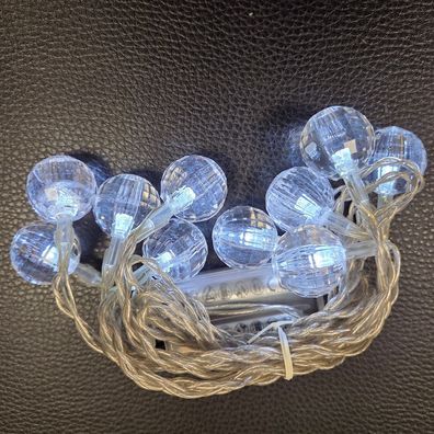 LED Lichterkette 10er Batteriebetrieb weiß Gem Best Season 007-20