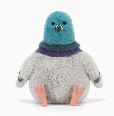Jellycat Plüschtier mit Verpackungsbeutel, Strollton Taube, 20 cm
