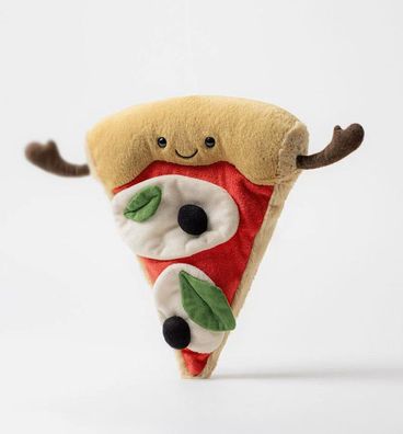 Jellycat Plüschtier, weiches Kissen, Pizza, 23 cm