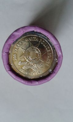 Rolle 25 x 2 euro 2014 Malta Polizei 2 euro 2014 Malta Polizei 25x2€ 2014 Malta