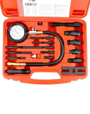 QWORK Kompressionspréfer Set Dieselmotor 0-70 bar mit Adaptern