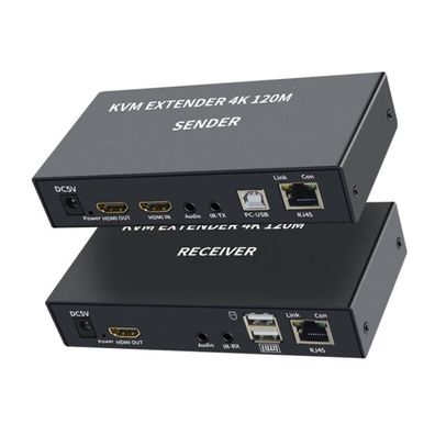 Xykjobc KVM Extender 4K 120 m Empfänger HDMI USB éber Cat5e 6 Defekt