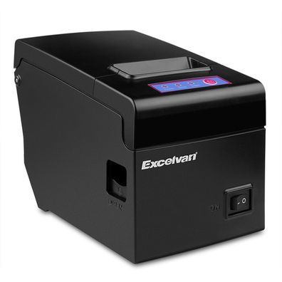 Excelvan E58 Bluetooth Thermodrucker 58 mm USB ESC POS Schwarz