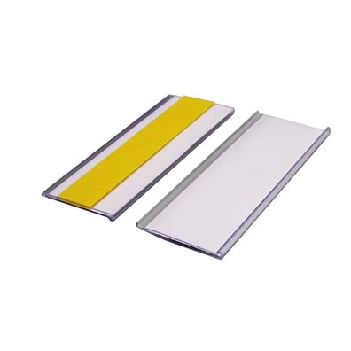 Beaverswood Etikettenhalter selbstklebend 38 x 100 mm transparent