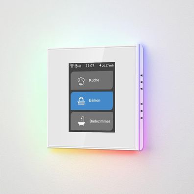 Lanbon LCD Smart Lichtschalter L8-HS 1-3 Gang Mesh-WLAN Neutralleiter