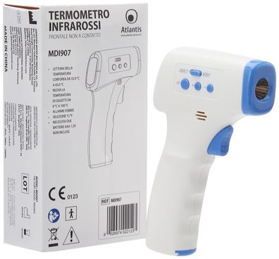 Atlantis MDI907 Infrarot-Thermometer kontaktlos Stirn und Objekt LCD