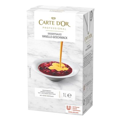 Carte D´or Dessert Sauce mit Vanille Geschmack 1 L