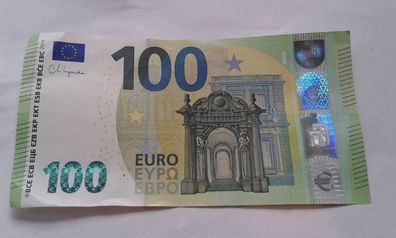 Banknote100 euro 2019 Banknote Geldschein Christine Lagarde seltene RC2222-Serie
