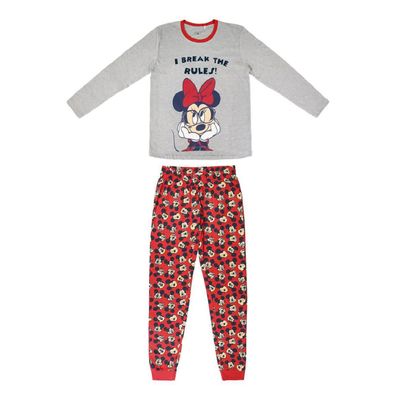 Disney Minnie Maus Schlafanzug Pyjama Nachtanzug aus 100% Baumwolle