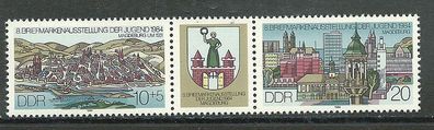 DDR postfrisch Michel-Nummer W Zd 609