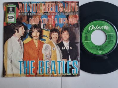 The Beatles - All You Need Is Love 7'' Vinyl Germany/ READ FOR Condition