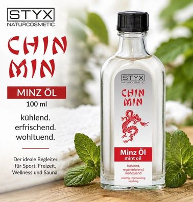 STYX Chin Min Minz Öl 100 ml kühlend erfrischend wohltuend
