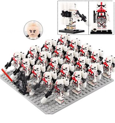 21Star Wars Clone Troopers Battle Pack-Figuren zum aussuchen Buildable Bausteine