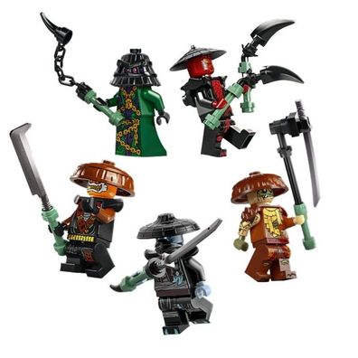 LEGO Ninjago Forbidden Five Minifigure Rox Kur Zarkt Nokt Drix | New Bausteine