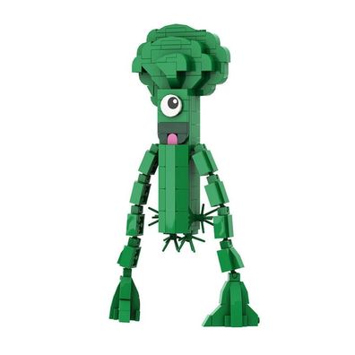 Cartoon Gruner Grober Victor Jack Figur DIY Bausteine Kinder Spielzeug Bausteine