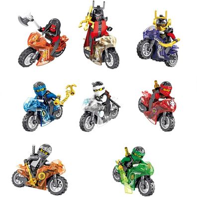 24x Ninja Minifiguren kompatibel mit Klemmbausteinen Set fur Kinder Bausteine