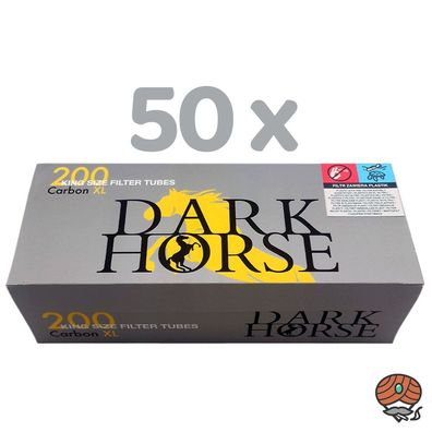 Dark Horse Carbon XL Extra Filterhülsen (50x 200 Stück)