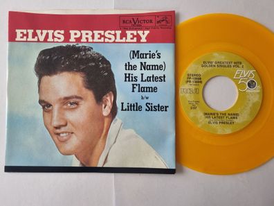 Elvis Presley - (Marie's The Name) His Latest Flame 7'' US GOLDEN/ ORANGE VINYL