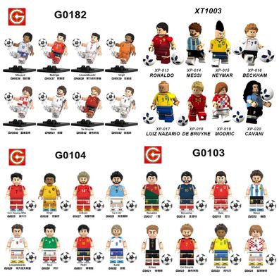 Lego Hero Minifiguren Spielzeug Fubball Soccer Sport Modelle Memorabilia Bausteine