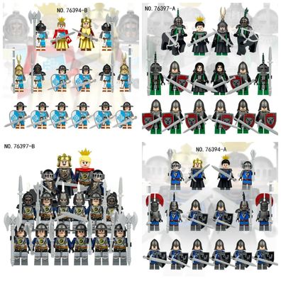 Lego Castle Ritter Soldat City Spielzeug Mini Figuren Superheld x16 Modelle Bausteine