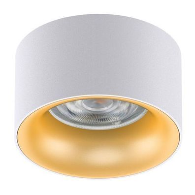 Einbauleuchte Deckenleuchte Weiß Gold GU5.3 Rund IP20 Einbaustrahler bis 35W