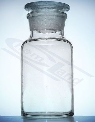 Flasche mit Korken weiß SZ/SZ 00030 Natrium-Calcium-Silicium