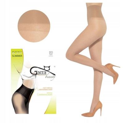Gatta Body Slimmer Strumpfhose Schlankere Bauchkontrolle Formgebung visone beige