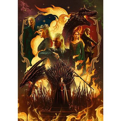 TREFL Puzzle Premium Plus Game of Thrones: Das Drachengeschlecht 1000 DLK
