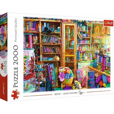 TREFL Puzzle Katzenparadies 2000 Teile