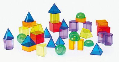 tickit Geometrische Formen Set 36 Teile 12 Formen 6 Farben 50 mm