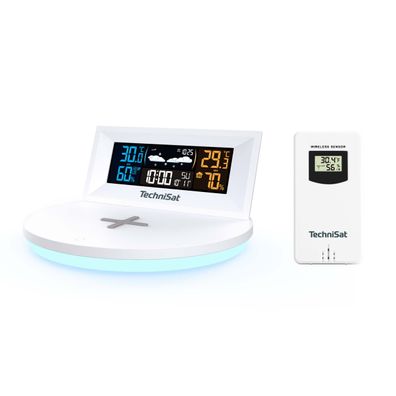 TechniSat IMETEO Q1 Wetterstation mit Außensensor Wireless Charging Defekt