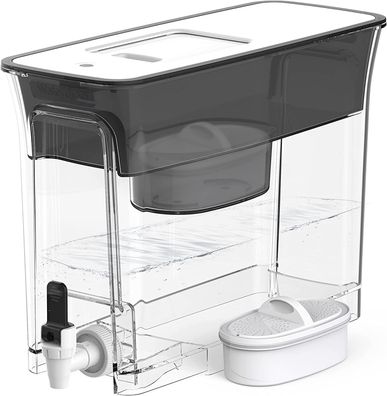 Waterdrop Slim Wasserfilter Station 5 L mit 60 Tage Filter schwarz