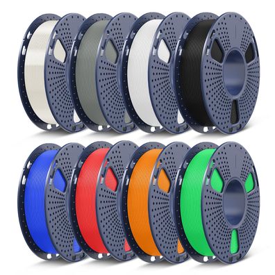SUNLU PLA+ Filament Bundle 1,75 mm 2 kg 8 Farben 8x250 g