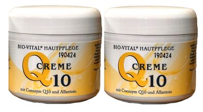 2x BIO-VITAL Hautregeneration Creme mit Coenzym Q10 und Allantoin 2x 125 ml