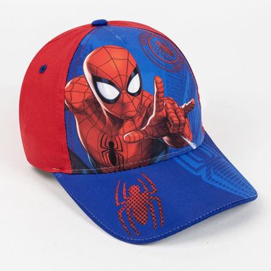 Spiderman Sommer Cap – Kinder Mütze mit Print & UV-Schutz - Farbe: Blau