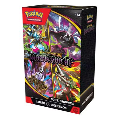 Pokemon Mega-Entwicklung Dunkelnacht Boosterbundle (6x Boosters) Preorder