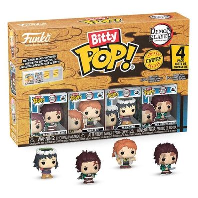 Blister Bitty POP Dämonentöter Tanjiro mit 4 Figuren