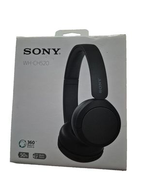 Sony WH-CH520 Bluetooth Over Ear Kopfhörer schwarz 50 Stunden Batterie