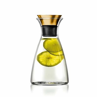 Eva Solo Carafe anti-gouttes avec couvercle en laiton 1 litre