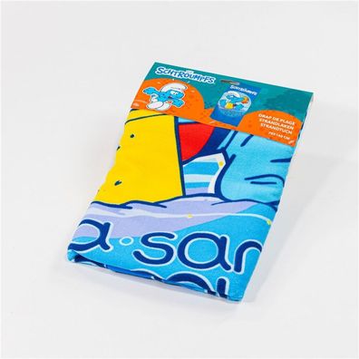Aymax Smurfen Sea Sand Badetuch 70 x 140 cm Polyester