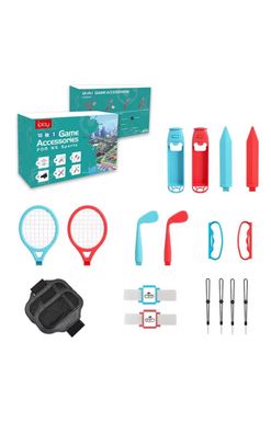 18in1 Switch Zubehör Set kompatibel mit Nintendo Switch OLED Joy-Con Bundle